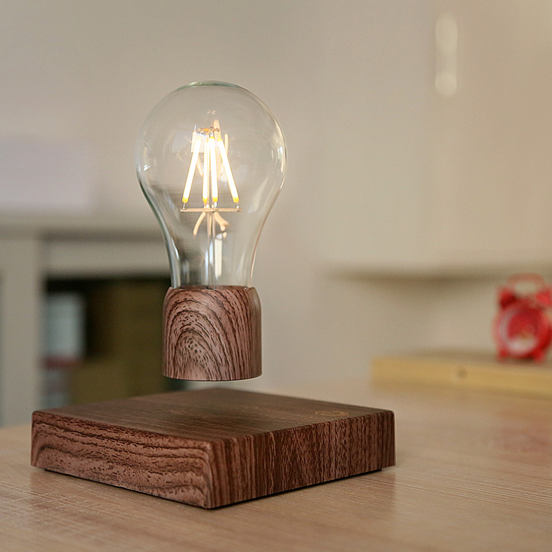Levitação magnética lâmpada touch switch flutuantenoite luz criativa presente de escritório decorações